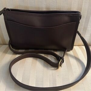 Coach Vintage Taylor Brown Leather Crossbody Bag